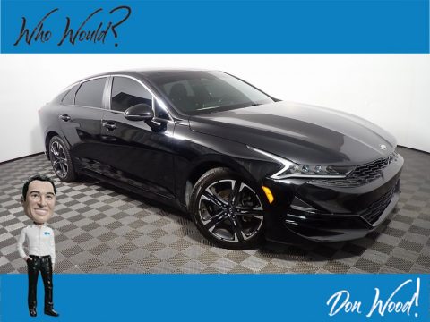 Ebony Black Kia K5 GT-Line.  Click to enlarge.