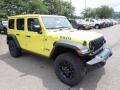 Front 3/4 View of 2024 Jeep Wrangler 4-Door Willys 4xe Hybrid #7