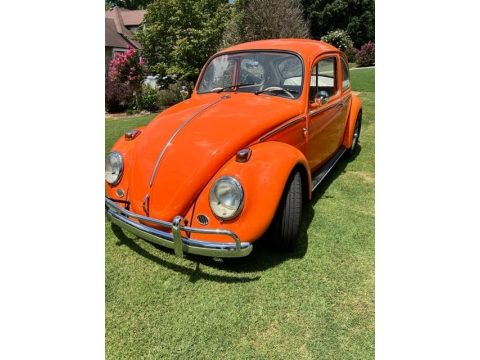 Orange Volkswagen Beetle Coupe.  Click to enlarge.