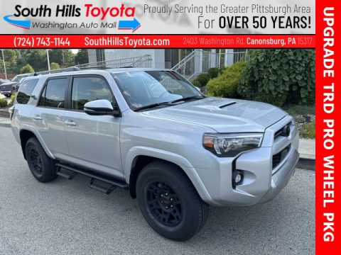Classic Silver Metallic Toyota 4Runner TRD Off Road Premium 4x4.  Click to enlarge.
