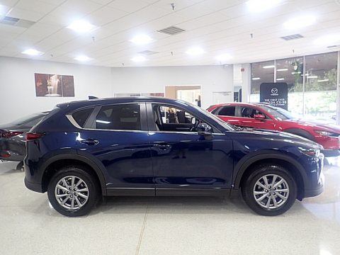 Deep Crystal Blue Mica Mazda CX-5 S Select AWD.  Click to enlarge.