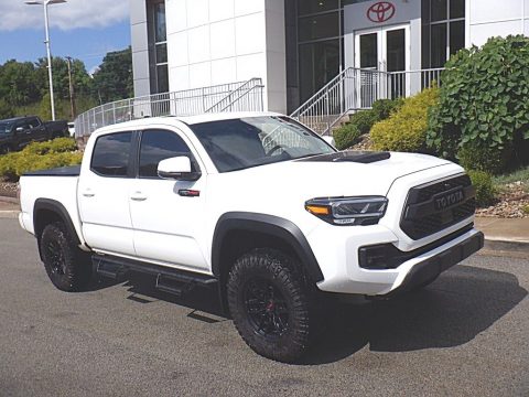 Super White Toyota Tacoma TRD Pro Double Cab 4x4.  Click to enlarge.