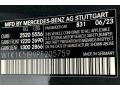Mercedes-Benz Color Code 831 Graphite Gray Metallic #11