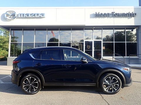 Deep Crystal Blue Mica Mazda CX-5 S Premium Plus AWD.  Click to enlarge.