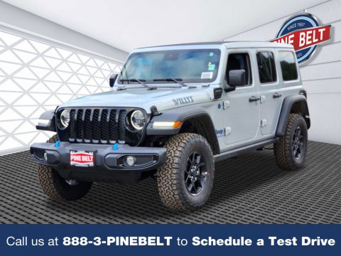 Silver Zynith Jeep Wrangler 4-Door Willys 4xe Hybrid.  Click to enlarge.