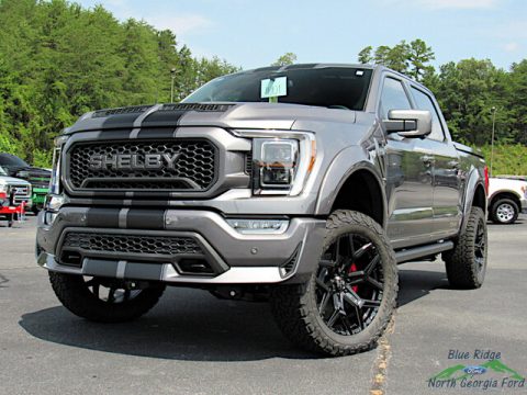 Carbonized Gray Metallic Ford F150 Shelby SuperCrew 4x4.  Click to enlarge.