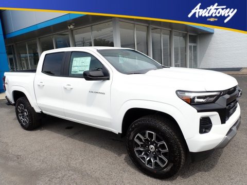 Summit White Chevrolet Colorado Z71 Crew Cab 4x4.  Click to enlarge.