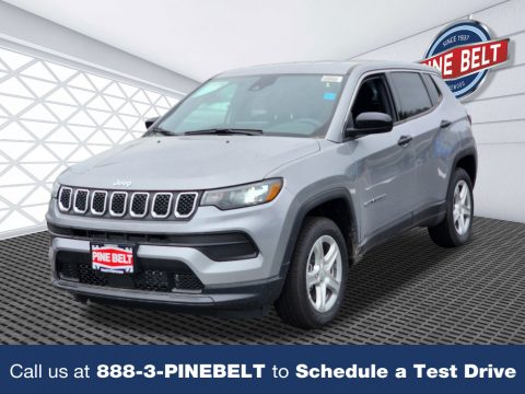 Billet Silver Metallic Jeep Compass Sport 4x4.  Click to enlarge.