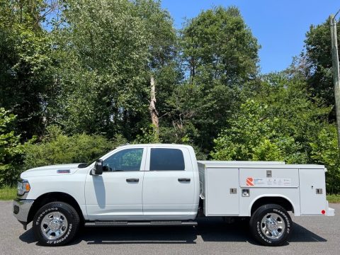 Bright White Ram 2500 Tradesman Crew Cab 4x4 Chassis.  Click to enlarge.
