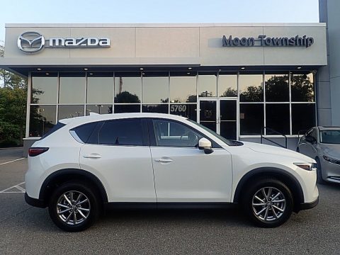 Rhodium White Metallic Mazda CX-5 S Select AWD.  Click to enlarge.