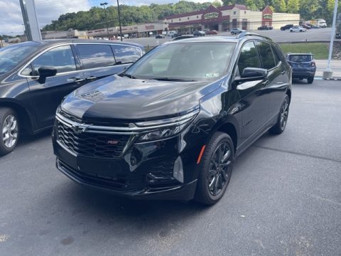 Mosaic Black Metallic Chevrolet Equinox RS AWD.  Click to enlarge.