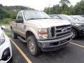 Front 3/4 View of 2008 Ford F350 Super Duty XLT Regular Cab 4x4 #3