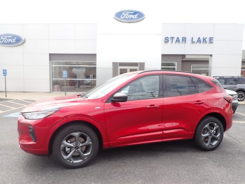 Rapid Red Metallic Ford Escape ST-Line AWD.  Click to enlarge.