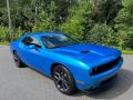 Front 3/4 View of 2023 Dodge Challenger SXT Blacktop #4