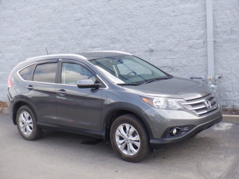 Polished Metal Metallic Honda CR-V EX-L AWD.  Click to enlarge.