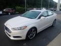 Front 3/4 View of 2015 Ford Fusion Titanium AWD #6