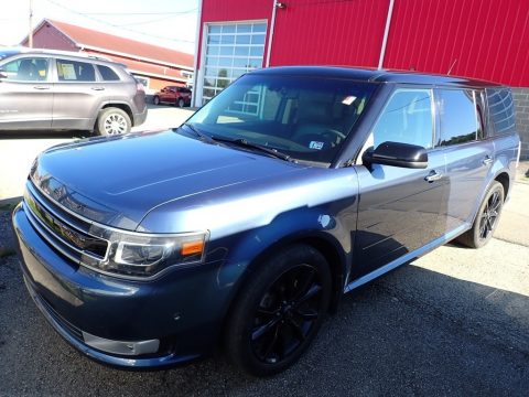 Blue Metallic Ford Flex Limited AWD.  Click to enlarge.