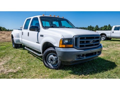 Oxford White Ford F350 Super Duty XL Crew Cab.  Click to enlarge.