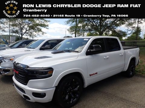 Ivory White Tri-Coat Pearl Ram 1500 Limited Red Edition Crew Cab 4x4.  Click to enlarge.