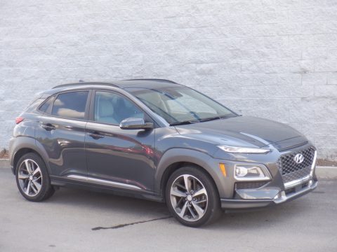 Thunder Gray Hyundai Kona Ultimate AWD.  Click to enlarge.