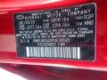 Hyundai Color Code R2P Ultimate Red Metallic #18