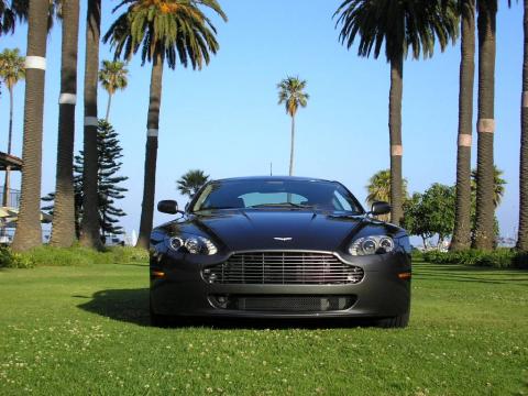 Meteorite Silver Aston Martin V8 Vantage Coupe.  Click to enlarge.