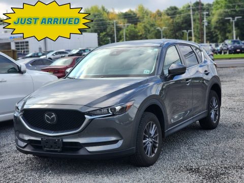 Machine Gray Metallic Mazda CX-5 Touring AWD.  Click to enlarge.