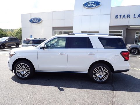 Star White Metallic Tri-Coat Ford Expedition Limited 4x4.  Click to enlarge.