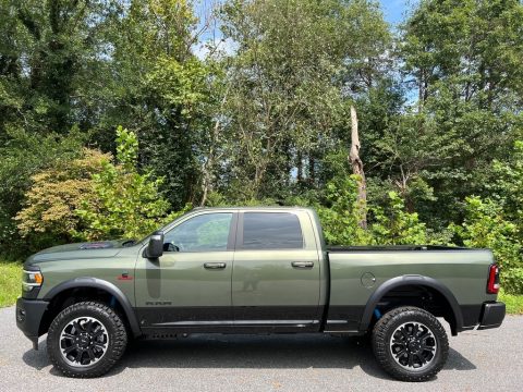 Olive Green Pearl Ram 2500 Rebel Power Wagon Crew Cab 4x4.  Click to enlarge.