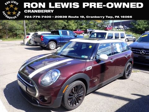 Pure Burgundy Mini Clubman Cooper S All4.  Click to enlarge.