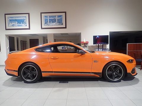 Twister Orange Tri-Coat Ford Mustang Mach 1.  Click to enlarge.