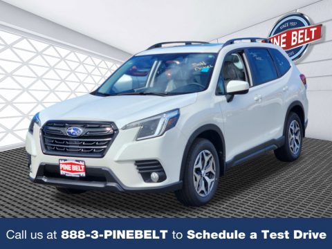 Crystal White Pearl Subaru Forester Premium.  Click to enlarge.