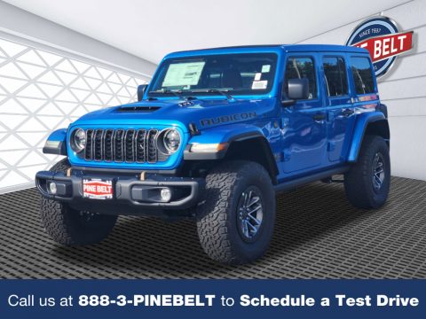 Hydro Blue Pearl Jeep Wrangler 4-Door Rubicon 392 4x4.  Click to enlarge.