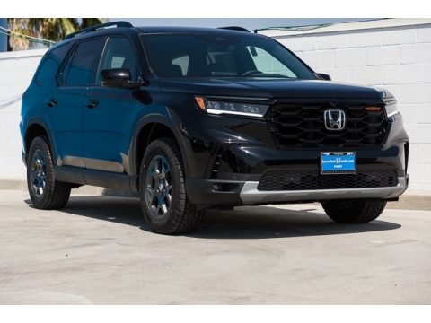 Crystal Black Pearl Honda Pilot TrailSport AWD.  Click to enlarge.