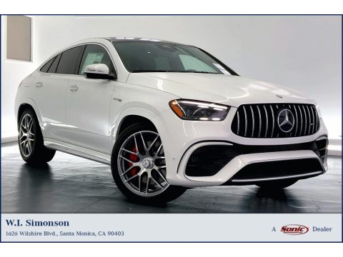 Polar White Mercedes-Benz GLE 63 S AMG 4Matic Coupe.  Click to enlarge.