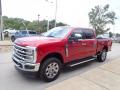 Front 3/4 View of 2023 Ford F250 Super Duty Lariat Crew Cab 4x4 #4