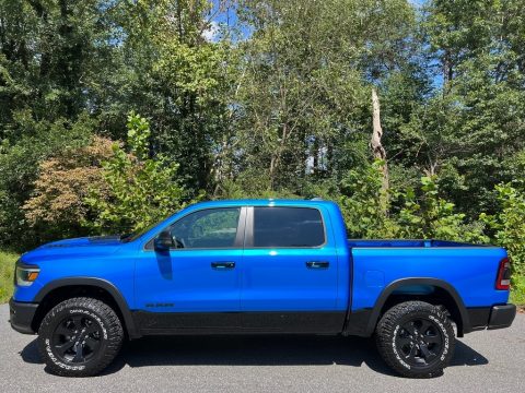 Hydro Blue Pearl Ram 1500 Rebel Night Edition Crew Cab 4x4.  Click to enlarge.