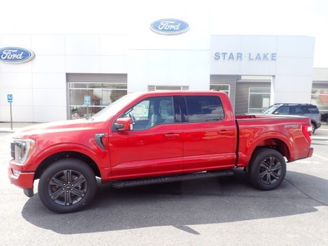 Hot Pepper Red Metallic Ford F150 Lariat SuperCrew 4x4.  Click to enlarge.
