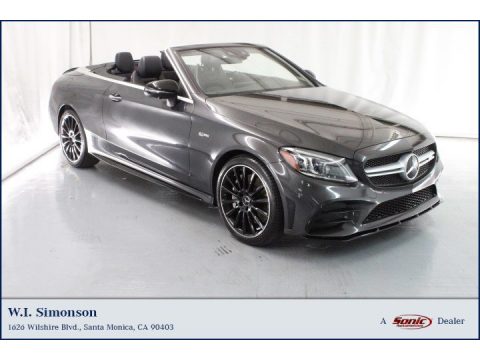 Graphite Grey Metallic Mercedes-Benz C 43 AMG 4Matic Cabriolet.  Click to enlarge.