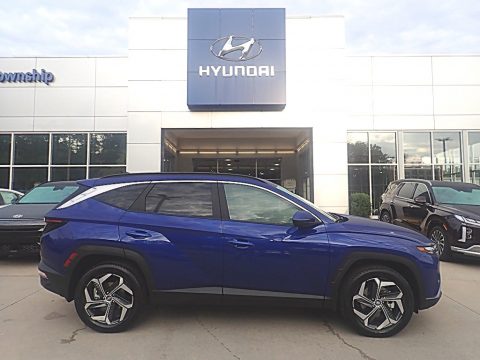 Intense Blue Hyundai Tucson SEL AWD.  Click to enlarge.