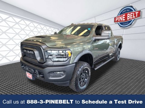 Olive Green Pearl Ram 2500 Power Wagon Crew Cab 4x4.  Click to enlarge.
