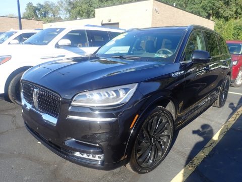 Infinite Black Lincoln Aviator Reserve AWD.  Click to enlarge.