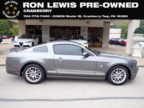 Sterling Gray Metallic Ford Mustang V6 Premium Coupe.  Click to enlarge.