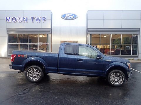 Blue Jeans Ford F150 Lariat SuperCab 4x4.  Click to enlarge.