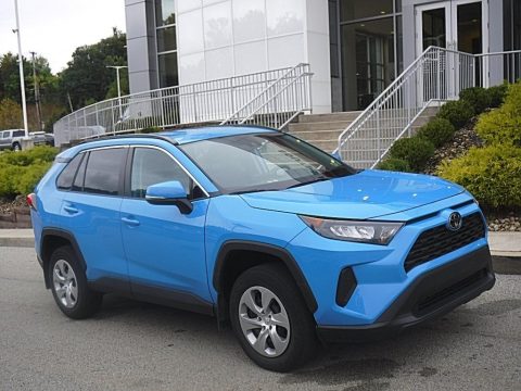Blue Flame Toyota RAV4 LE AWD.  Click to enlarge.
