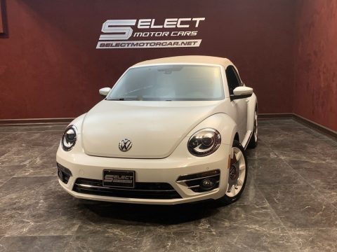 Pure White Volkswagen Beetle Final Edition Convertible.  Click to enlarge.
