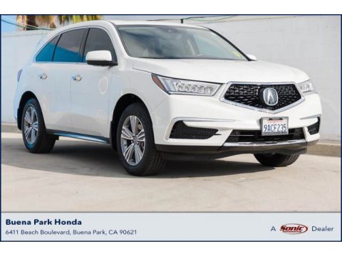 Platinum White Pearl Acura MDX FWD.  Click to enlarge.