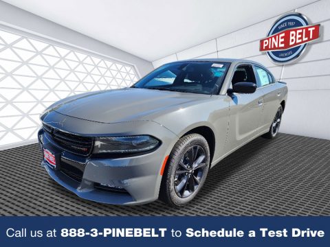 Destroyer Gray Dodge Charger SXT AWD Blacktop.  Click to enlarge.