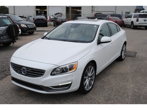 Crystal White Pearl Metallic Volvo S60 T5 Inscription.  Click to enlarge.