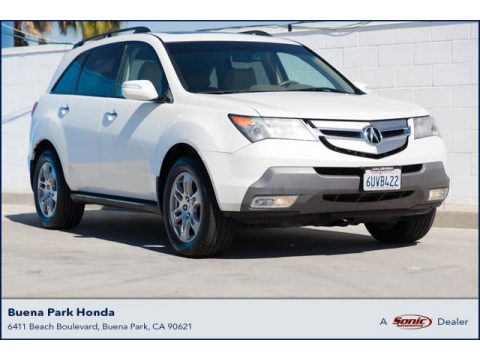 Aspen White Pearl Acura MDX Technology.  Click to enlarge.